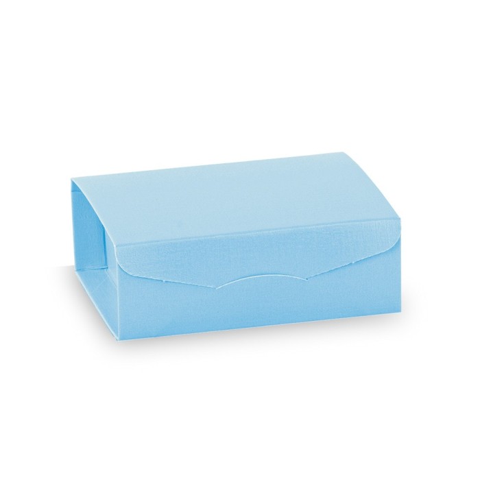 GIFT 70X70X30 FIBRA AZZURRA